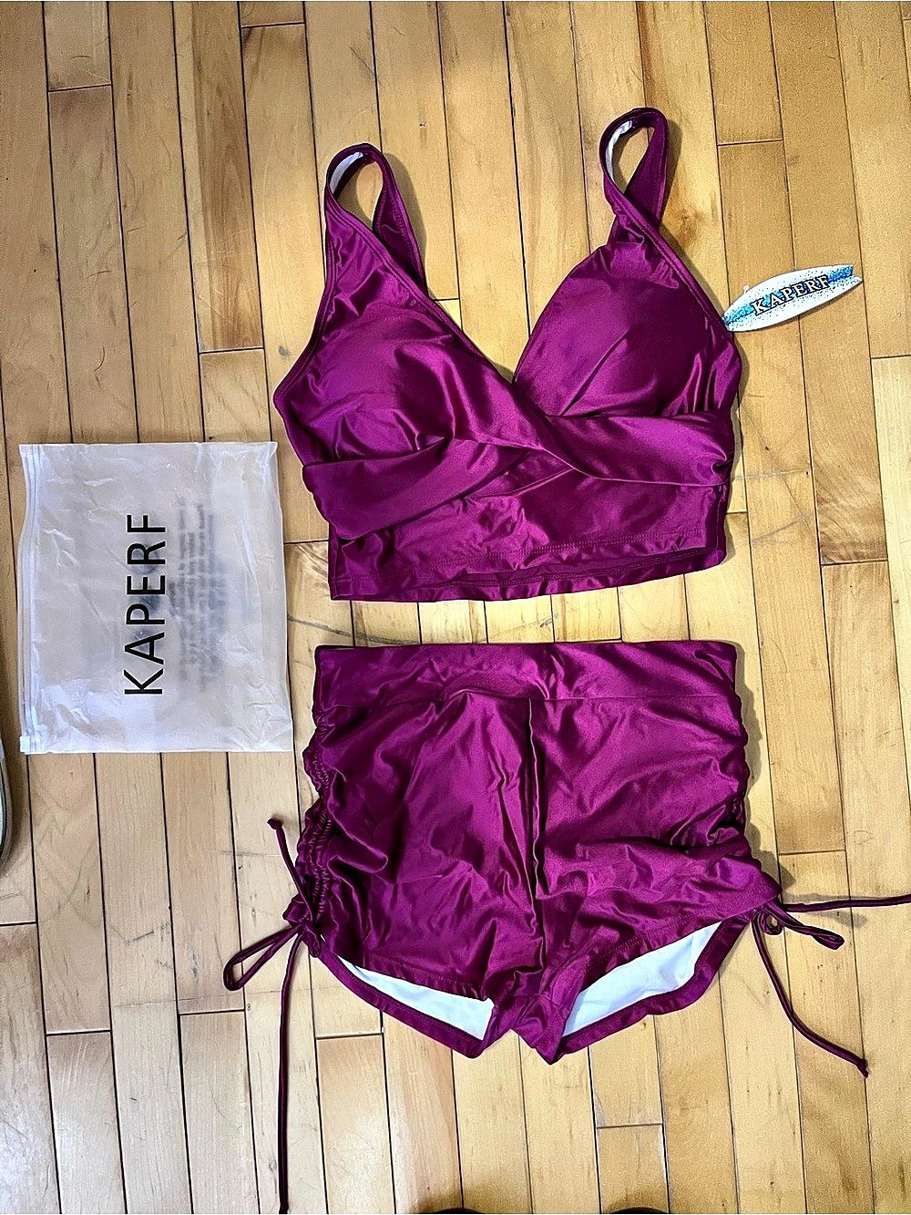 KAPPAKERR Purple Bikini Set Size Medium NWT